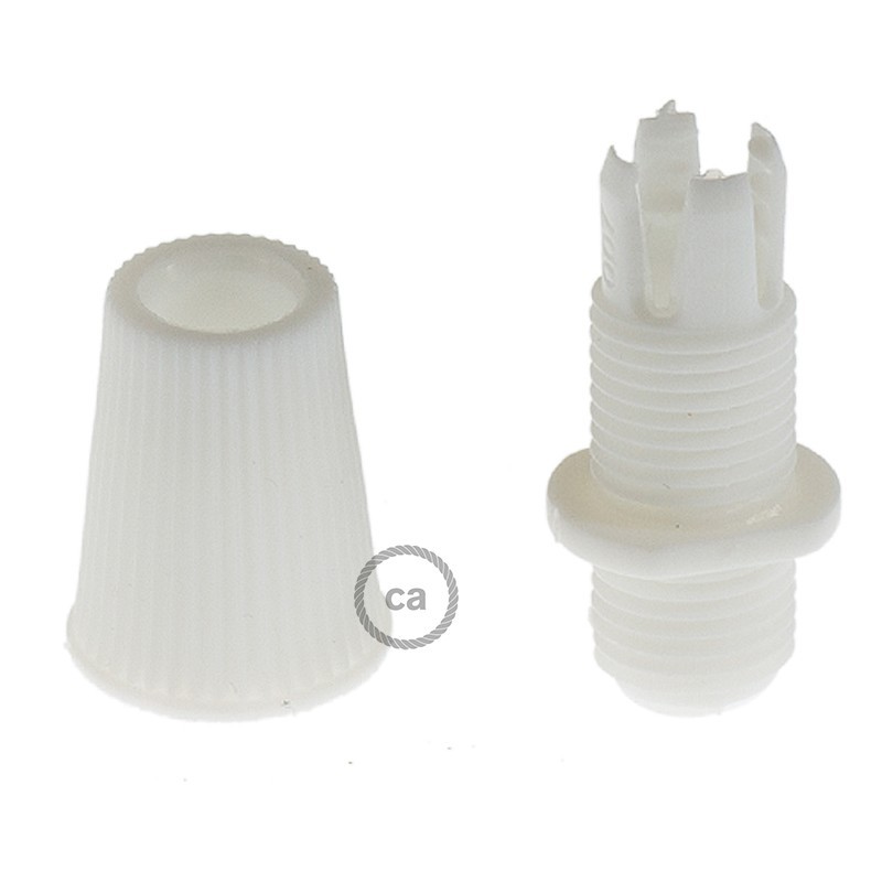 Bijela stezaljka za kabel