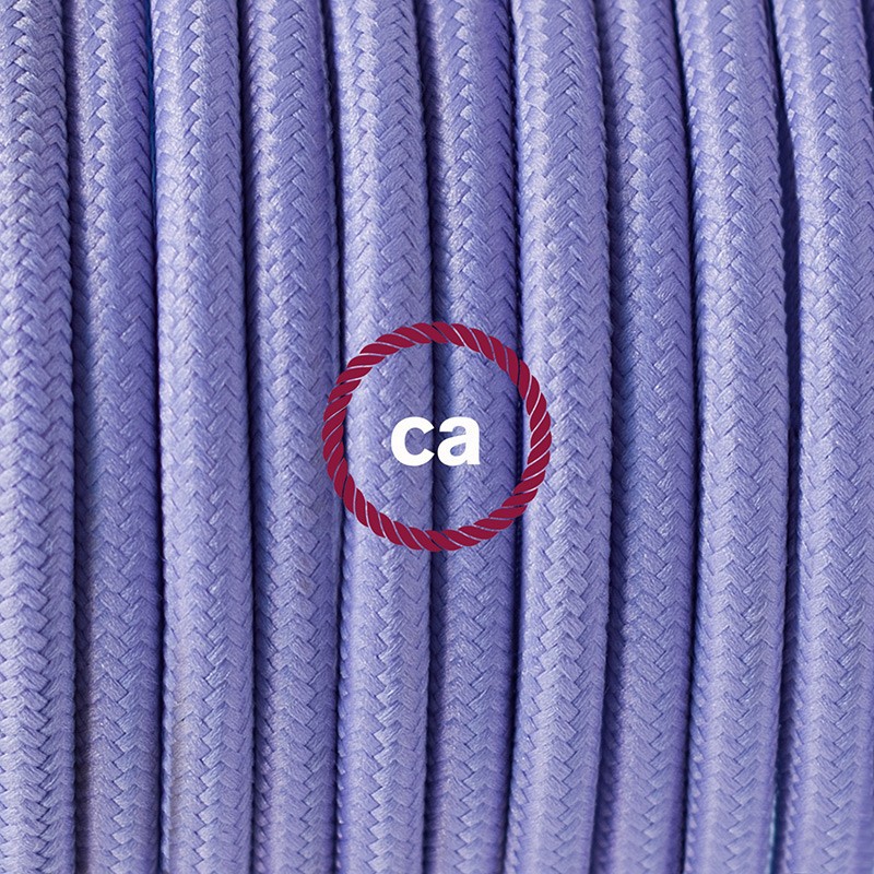 Viseća lampa s tekstilnim kabelom RM07 - Lila rajon