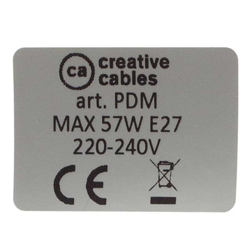 Viseća lampa s tekstilnim kabelom RD72 - Cik-Cak, Timijan Zeleni Pamuk I Prirodni Lan