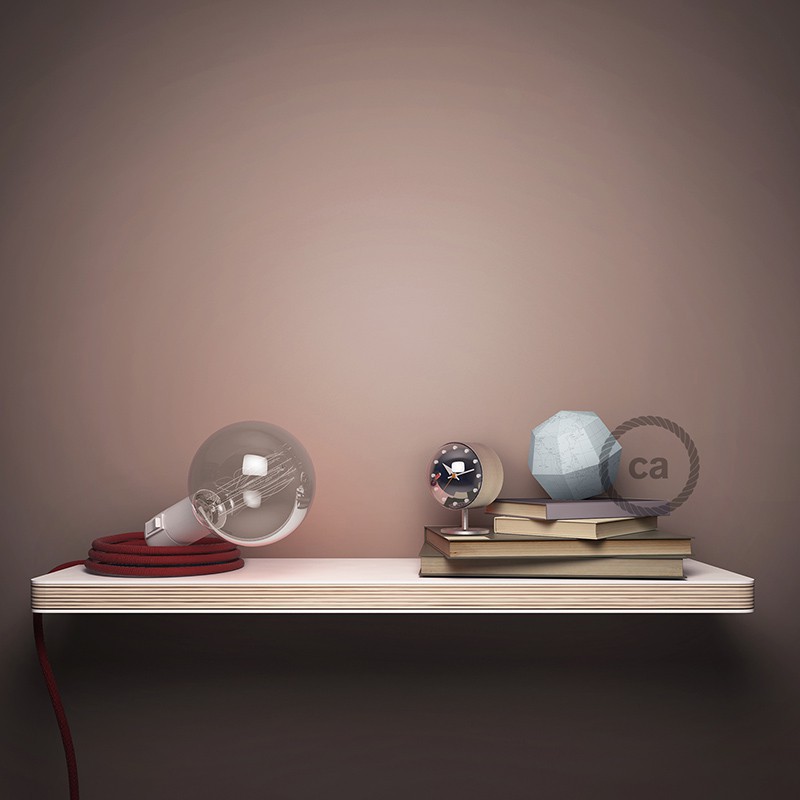 Kreirajte svoju viseću lampu "Snake" RD51 Crte, Ružičasti Pamuk I Prirodni Lan i unesite svjetlo gdje god želite.