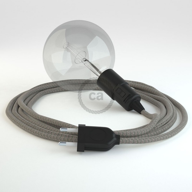 Kreirajte svoju viseću lampu "Snake" RD62 Romb, Timijan Zeleni Pamuk I Prirodni Lan i unesite svjetlo gdje god želite.