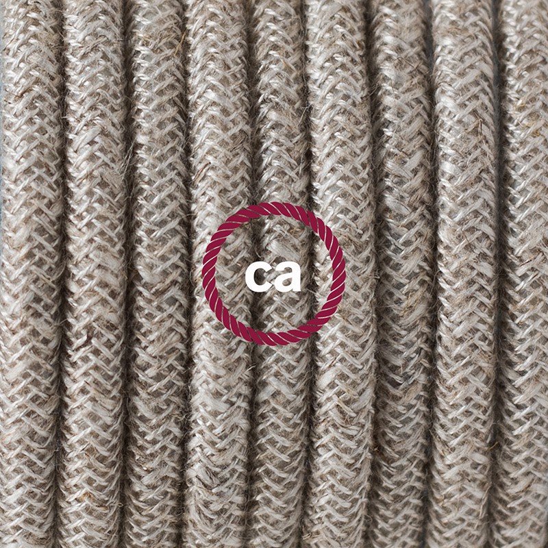 Kreirajte svoju viseću lampu "Snake" RN01 Prirodni Lan Prirodni Lan i unesite svjetlo gdje god želite.