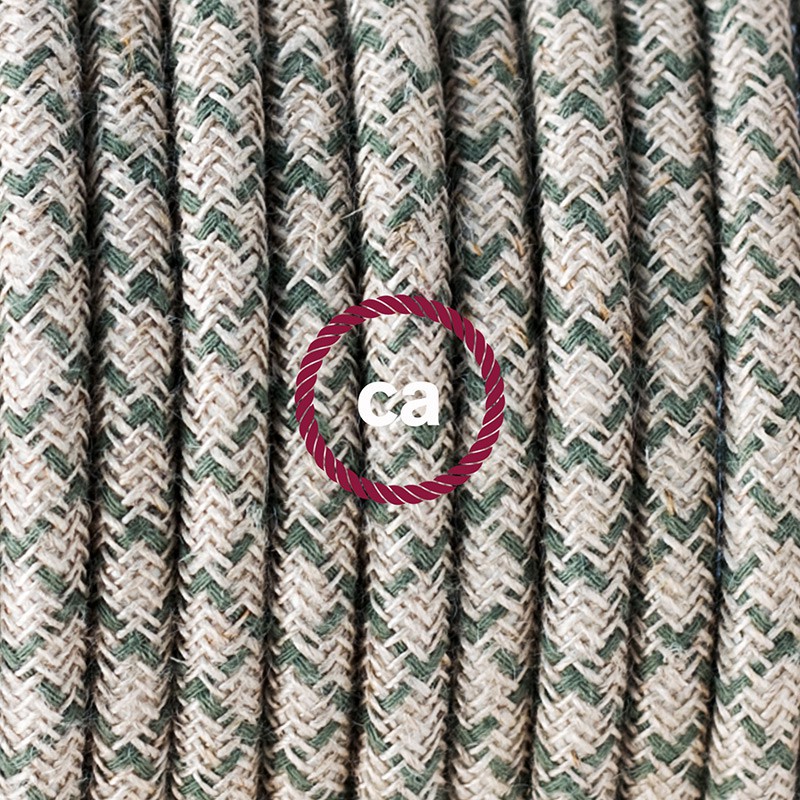 Kreirajte svoju viseću lampu "Zmija" za sjenilo RD62 Romb, Timijan Pamuk I Prirodni Lan i unesite svjetlo gdje god želite.