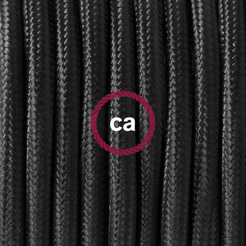 Viseća lampa s ukrasnim kavezom Drop - boja mesinga s crnim RM04 kabelom