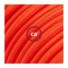 Produžni kabel za napajanje (2P 10A) Narančasti Fluo Rajon RF15 - Made in Italy