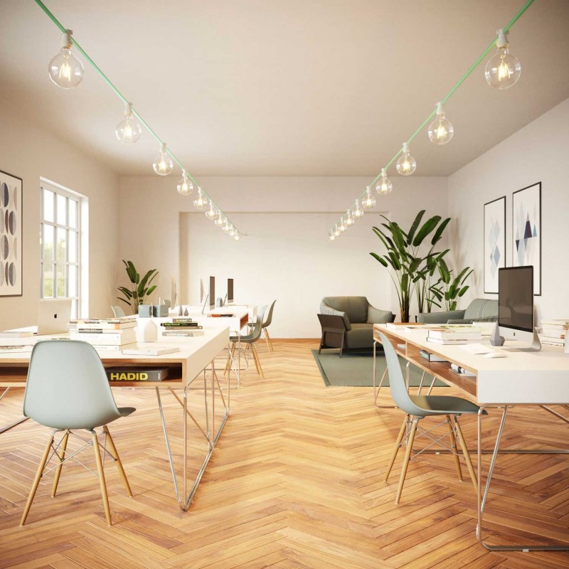 Tekstilni električni kabel za Svjetlosni lanac prekriven CH69 Opal tekstilom