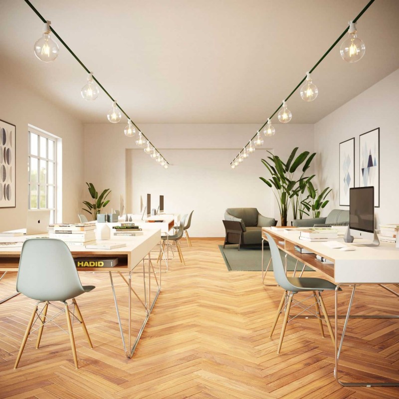 Tekstilni električni kabel za Svjetlosni lanac prekriven CM21 tamno zelenim tekstilom