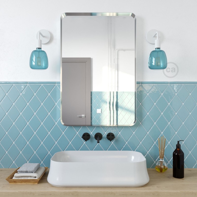 Bona Ocean blue XXL žarulja, Pastel line, ravna nit, 4W E27 Dimabilna 2200K