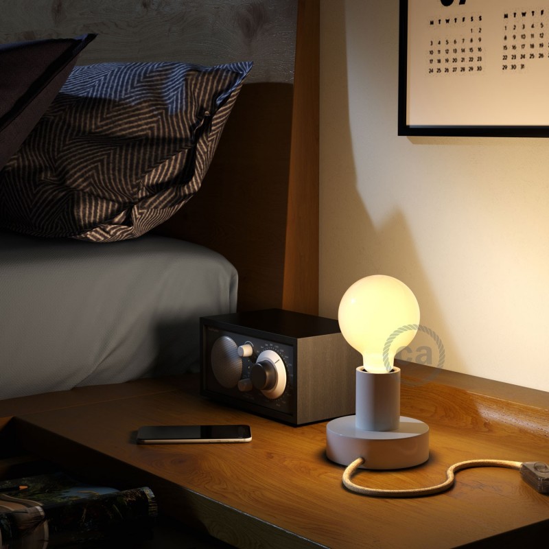 led mliječno bijela žarulja - Globe G95 - 7.5W E27 Dimabilna ( s prigušivanjem svjetla ) 2700K