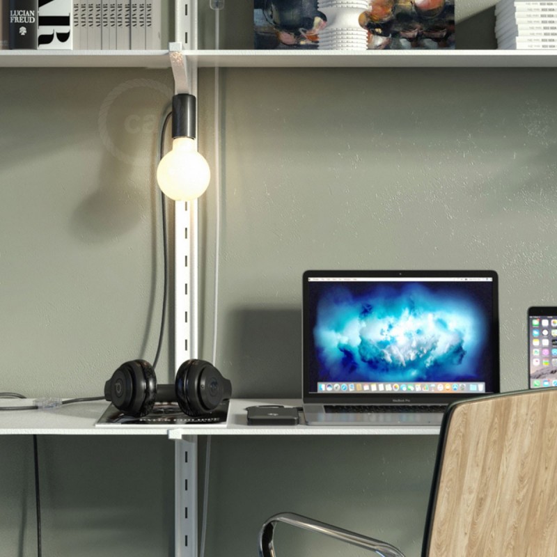 Magnetico®-Plug Crni, "ready-to-use" magnetna lampa