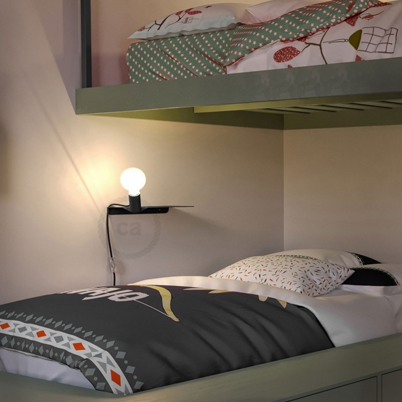 Magnetico®-Plug Crni, "ready-to-use" magnetna lampa