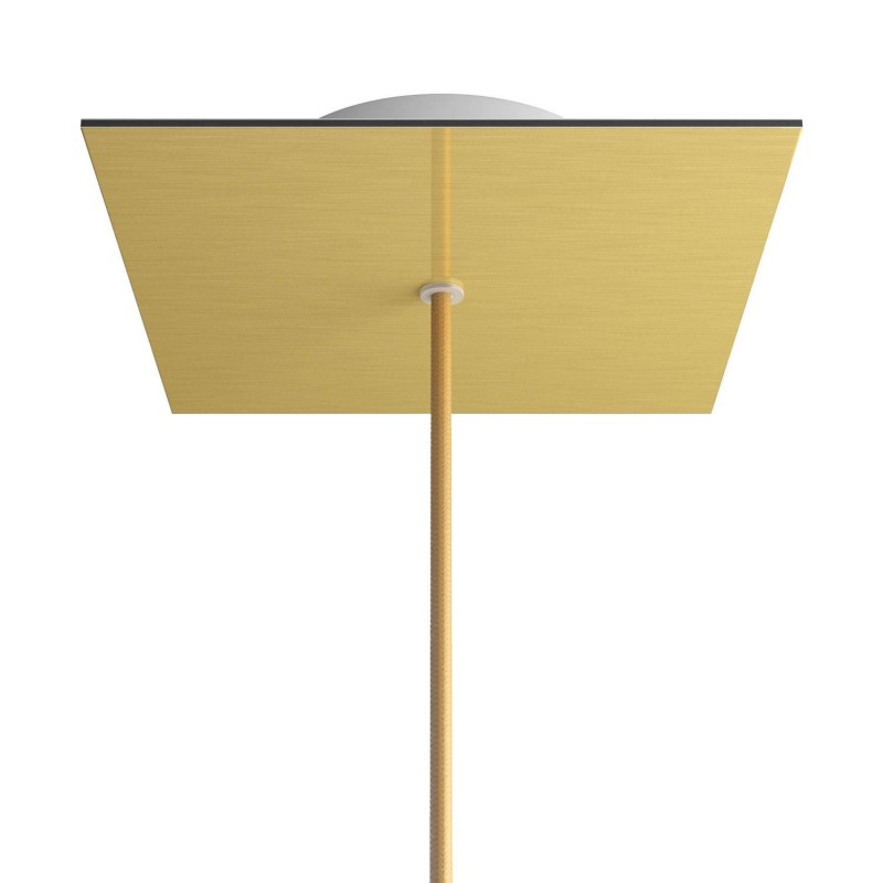 Kvadratna stropna dekoracija za rozetu 200 mm - Rose-One sistem s 1 rupom