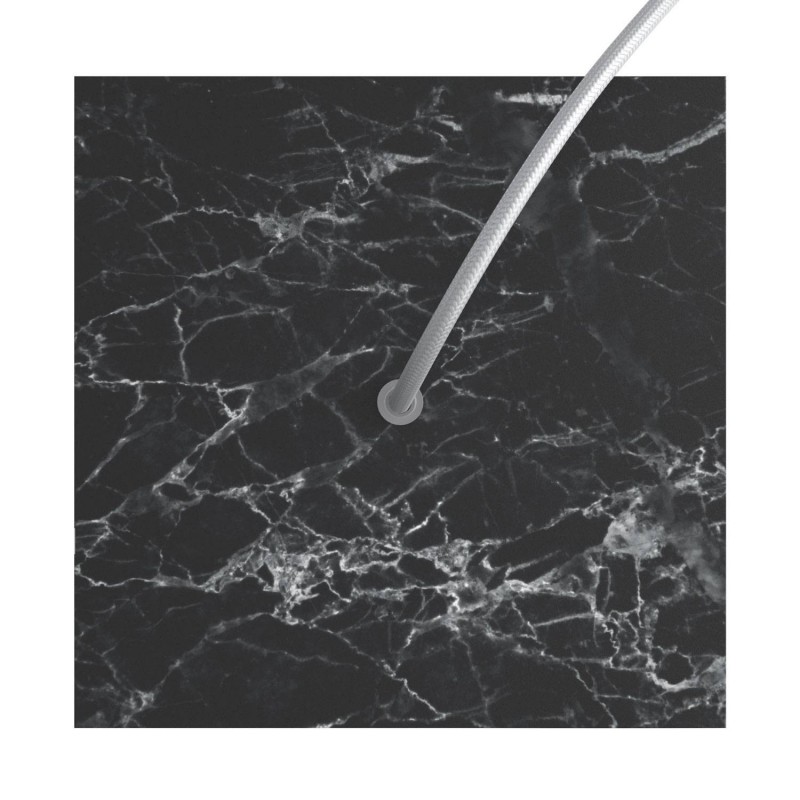 Kvadratna stropna dekoracija za rozetu 200 mm - Rose-One sistem s 1 rupom