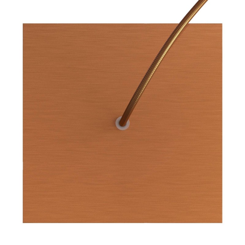 Kvadratna stropna dekoracija za rozetu 200 mm - Rose-One sistem s 1 rupom