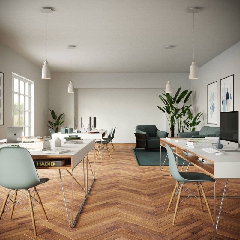 Kvadratna stropna dekoracija za rozetu 200 mm - Rose-One sistem s 1 rupom