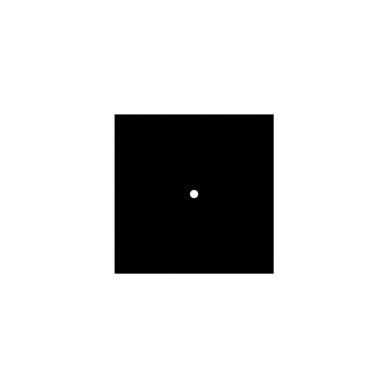 Kvadratna stropna dekoracija za rozetu 200 mm - Rose-One sistem s 1 rupom