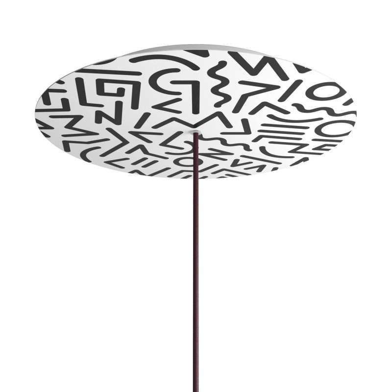 Velika okrugla dekoracija za stropnu rozetu 400 mm - Rose-One sistem s 1 rupom