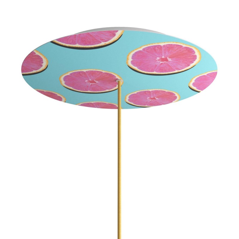 Velika okrugla dekoracija za stropnu rozetu 400 mm - Rose-One sistem s 1 rupom