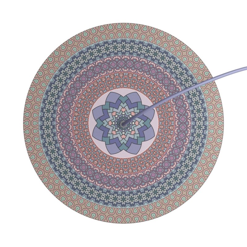 Velika okrugla dekoracija za stropnu rozetu 400 mm - Rose-One sistem s 1 rupom