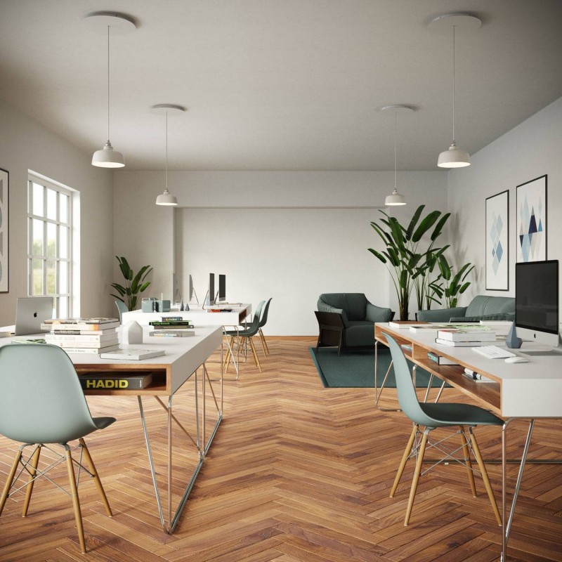 Velika okrugla dekoracija za stropnu rozetu 400 mm - Rose-One sistem s 1 rupom