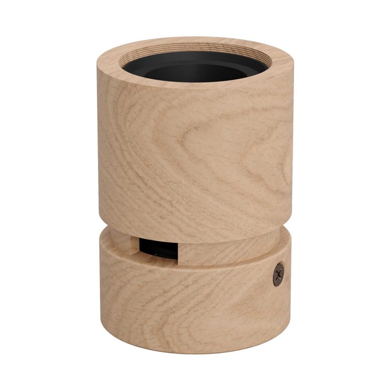 Drveno grlo za žarulju za String light kabel - Filé system. Proizvedeno u Italiji.