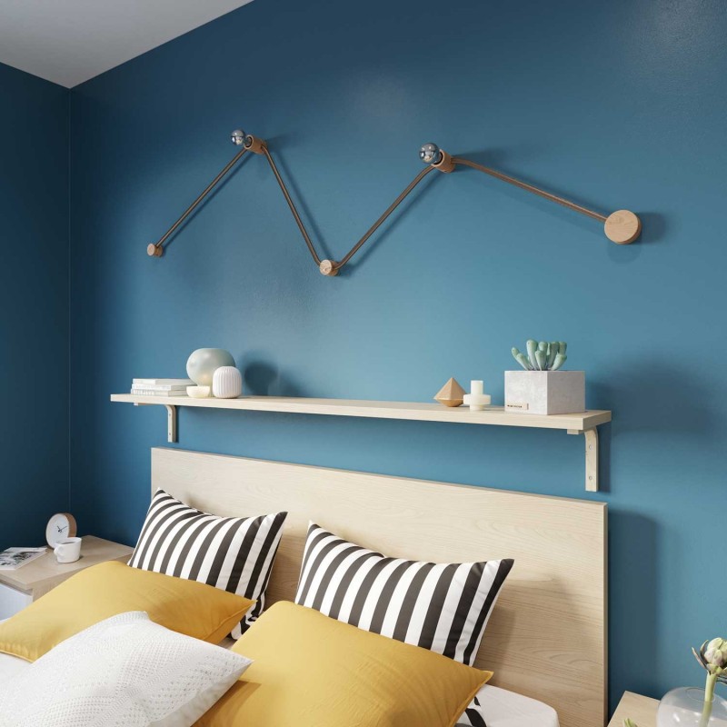 Drveno grlo za žarulju za String light kabel - Filé system. Proizvedeno u Italiji.