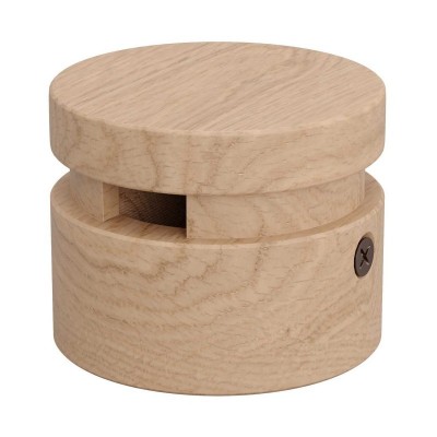 Drveni držač kraja kabela za String light kabel - Filé system. Proizvedeno u Italiji.