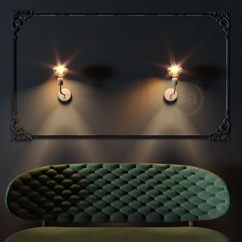 Savijena produžna cijev, 14 mm, bijeli metal