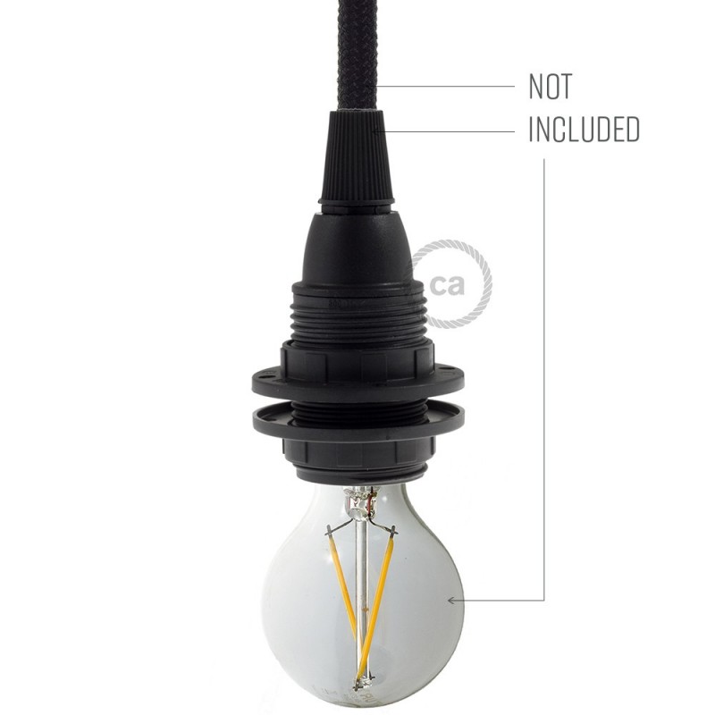 Termoplastično grlo E14 s dva navojna prstena za sjenilo i priborom