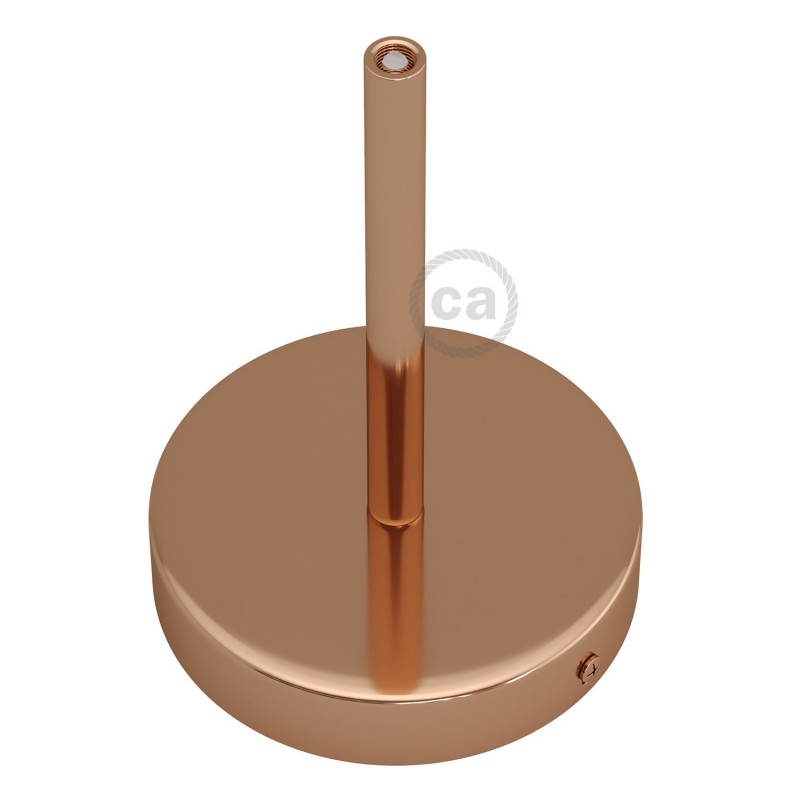 Metalna rozeta sa stezačem kabela duljine 15 cm i priborom