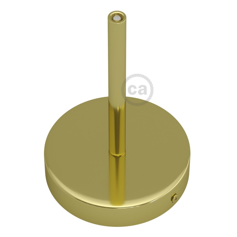 Metalna rozeta sa stezačem kabela duljine 15 cm i priborom