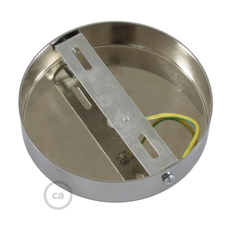 Metalna rozeta sa stezačem kabela duljine 15 cm i priborom