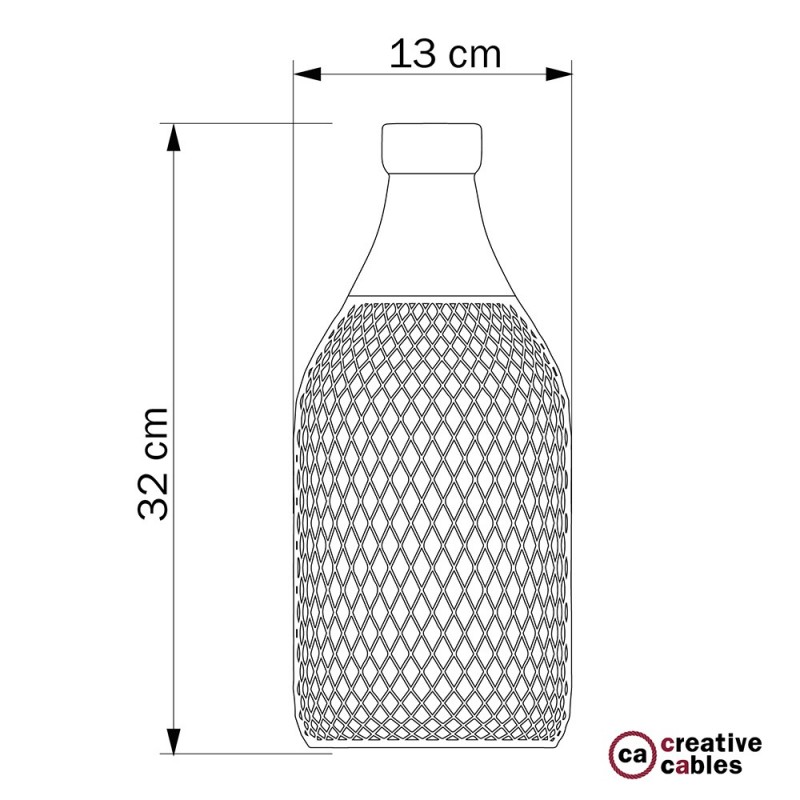 Sjenilo - metalno Jéroboam -oblika boce